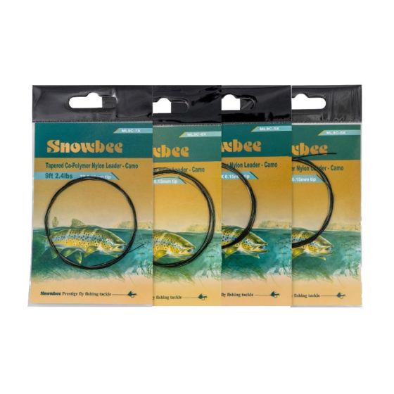 Snowbee Monofilament Leader - 9' Camo