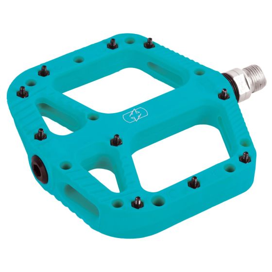 Oxford Loam 20 Nylon Flat Pedals - Turquoise